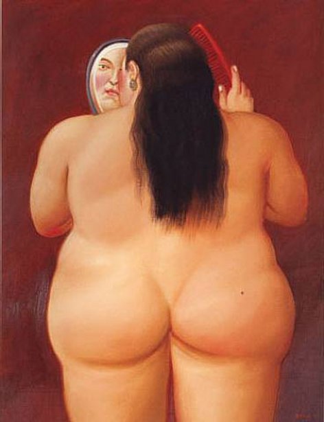 Woman At The Mirror